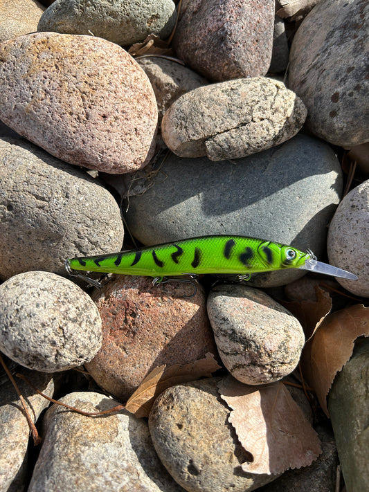 Green Striped Deep Diving Jerkbait