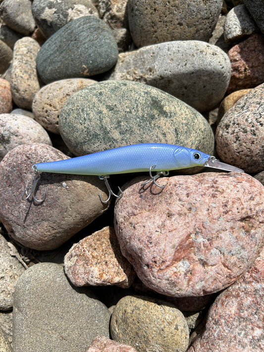 Blue & Chartreuse Belly Deep Diving Jerkbait