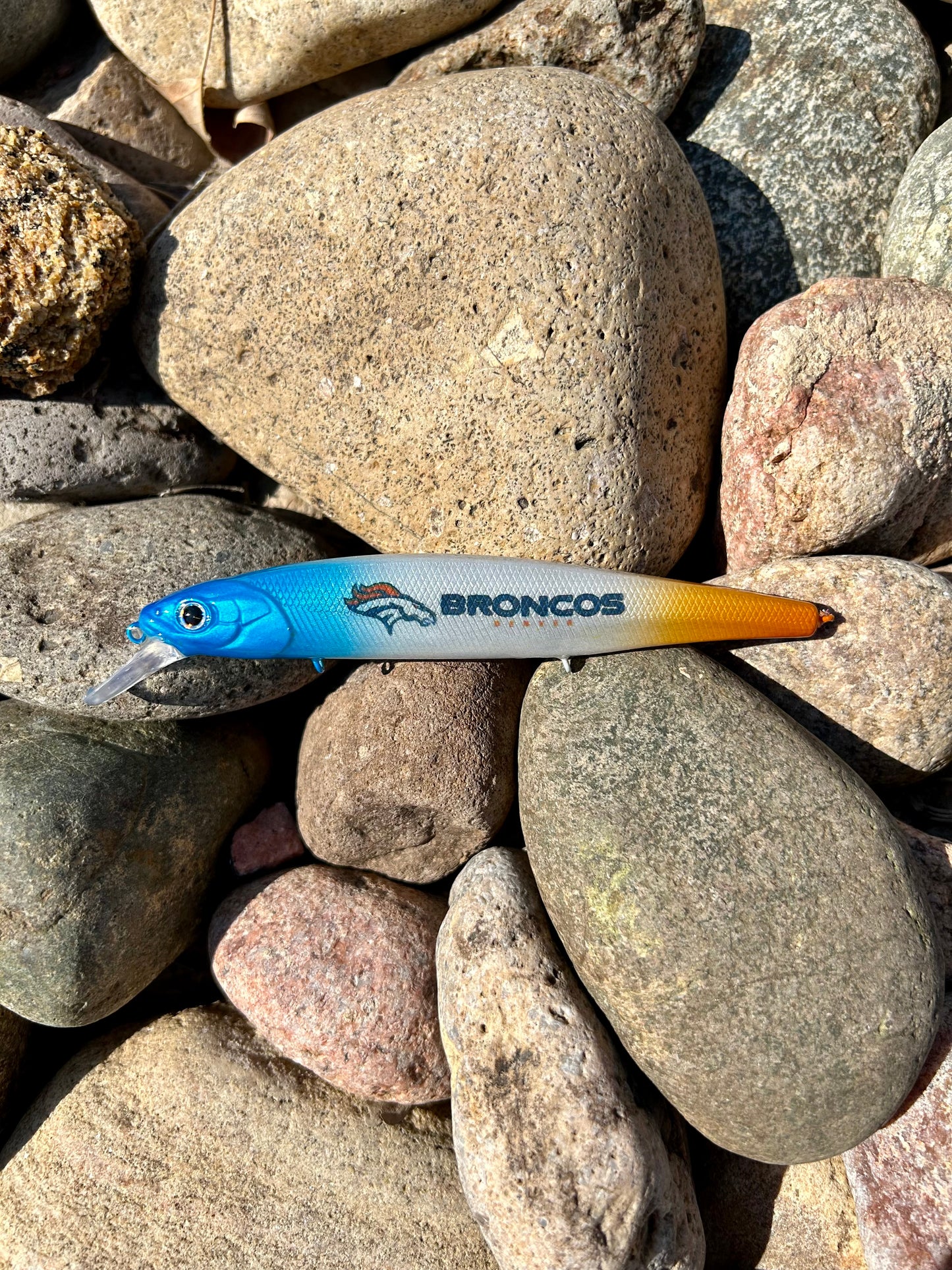 Broncos Custom Jerkbait with Hooks