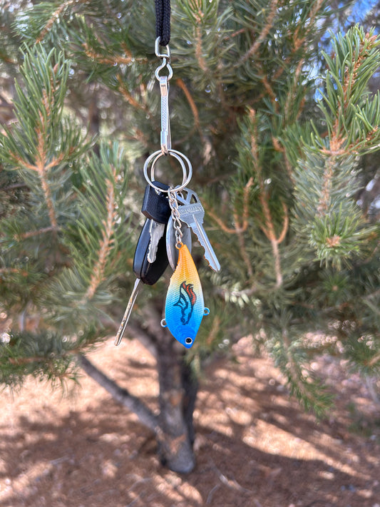 Broncos Custom Lipless Crankbait Keychain