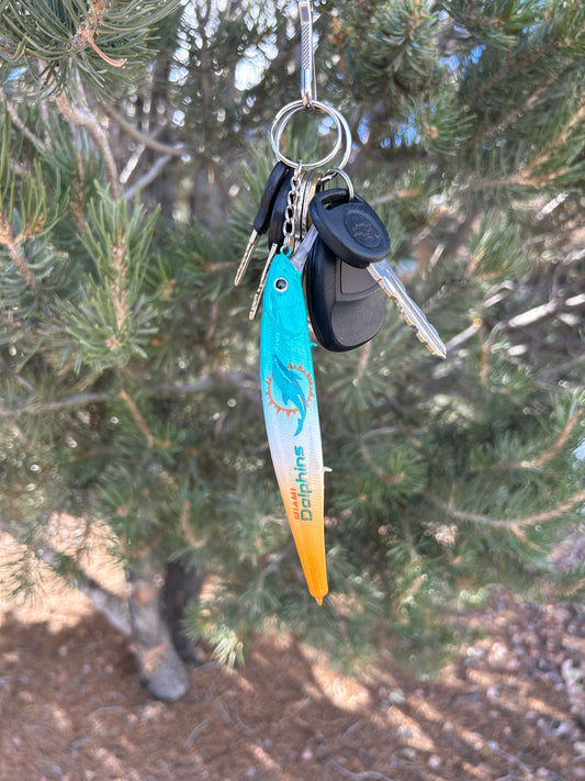 Dolphins Custom Jerkbait Keychain