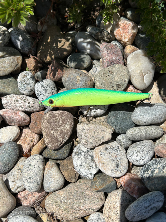 Chartreuse Sunfish Shallow Diving Jerkbait