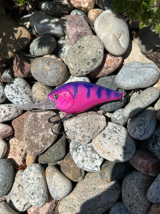 Purple Tiger Deep Diving Crankbait